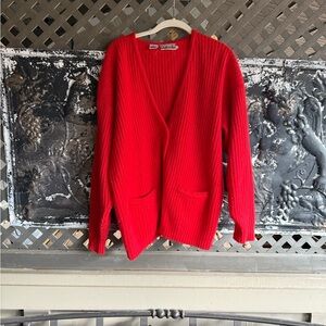 Rafaella Vibrant Red Women's Cardigan